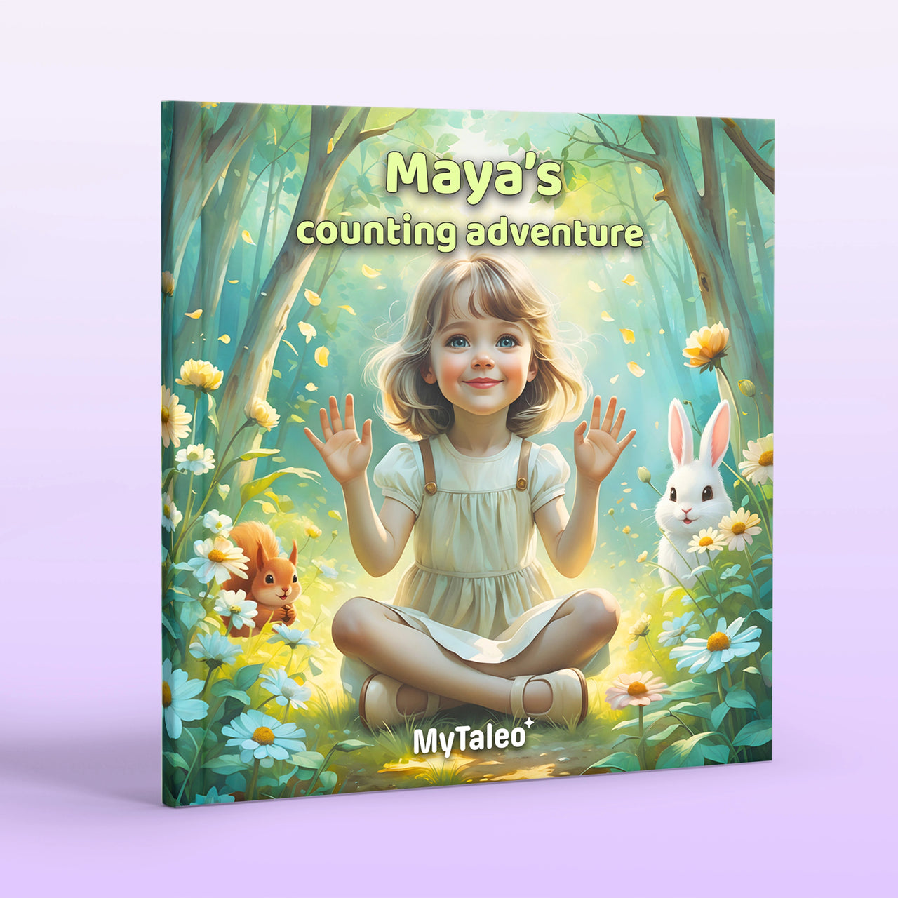 Girl and the Forest Animals