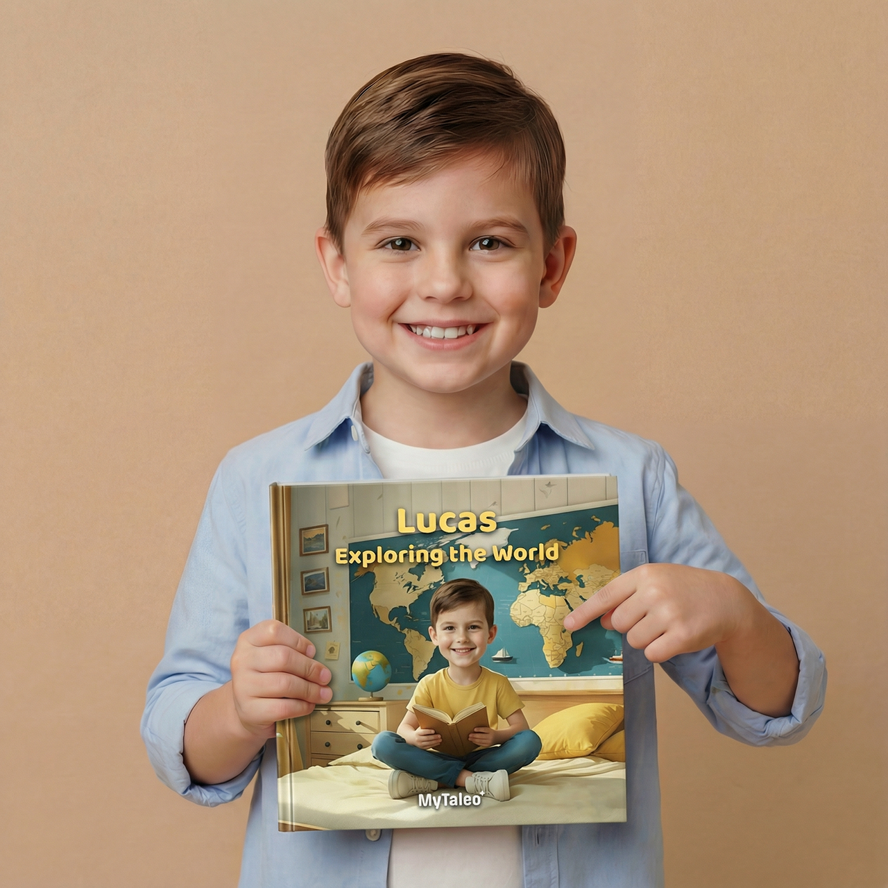 Boy Exploring the World