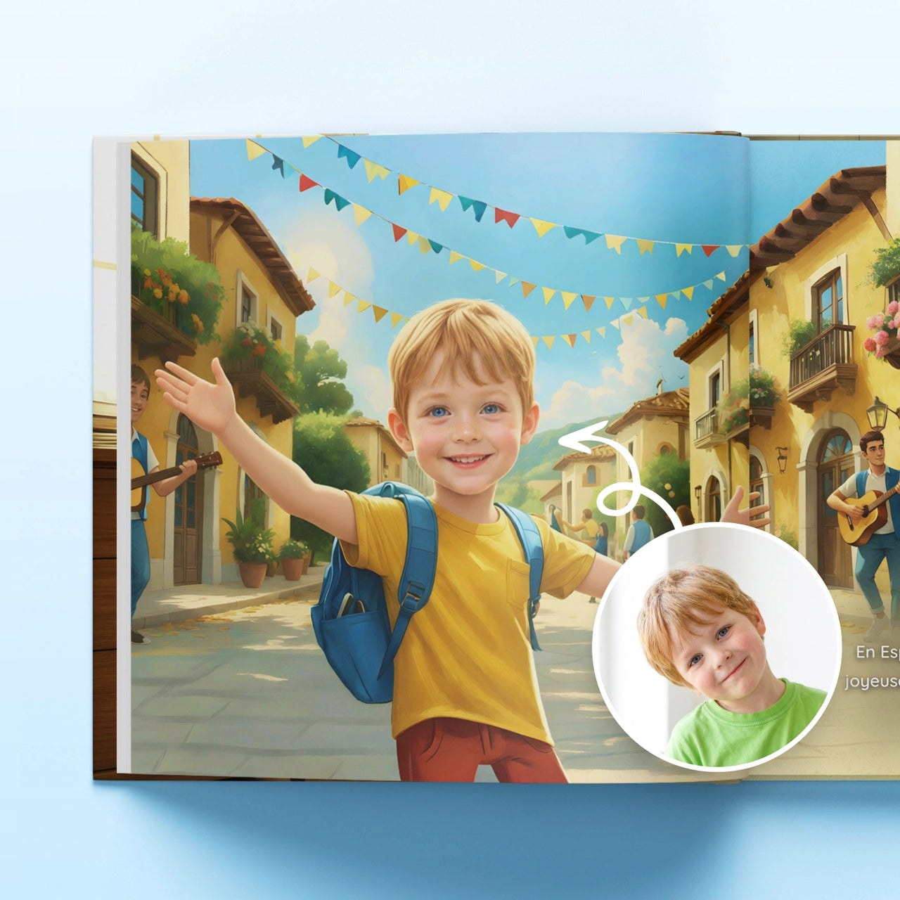 Le garçon qui explore le monde