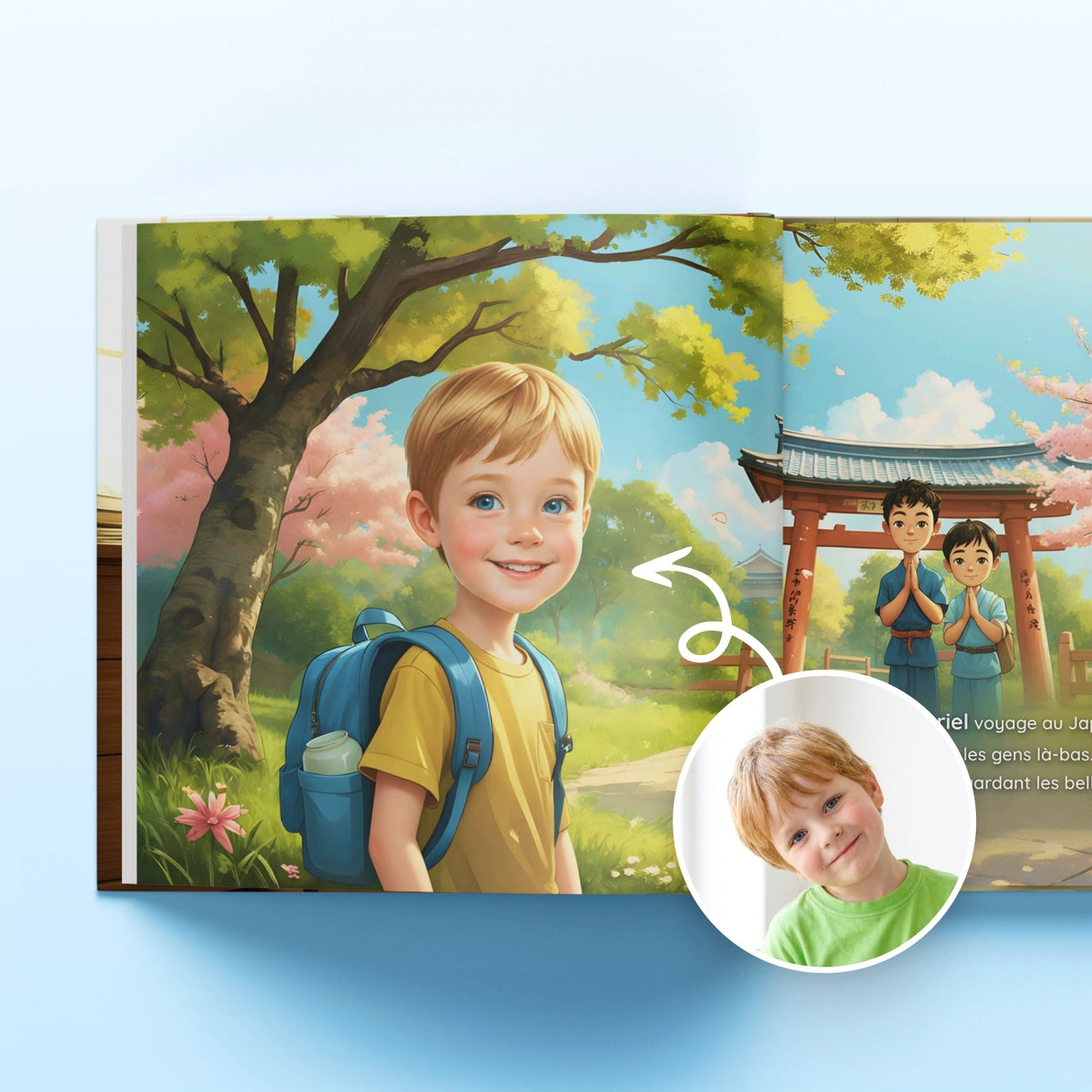 Le garçon qui explore le monde