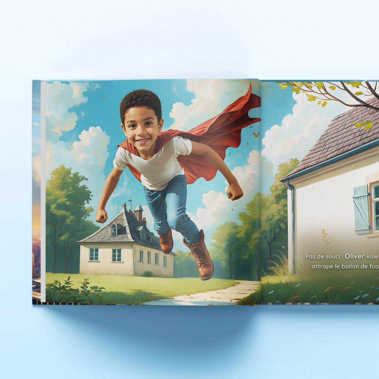 Le super-héros sauve la journée