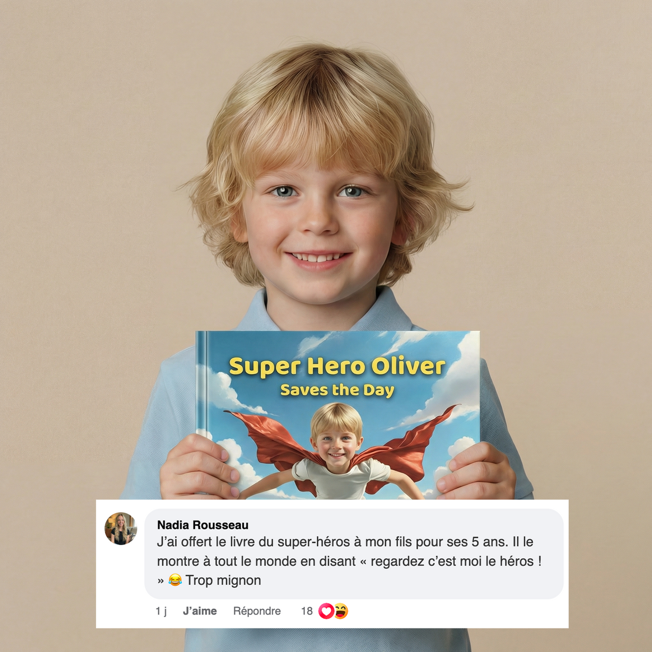 Le super-héros sauve la journée