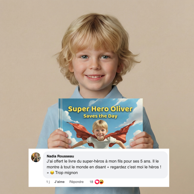 Le super-héros sauve la journée